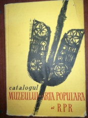 Catalogul muzeului de arta populara al RPR foto