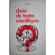 Choix de textes scientifiques &ndash; Alice Bratu