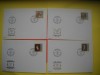 HOPCT PLIC FDC S NR 332 SET 4 FDC -PICTURA 1981 -LIECHTENSTEIN -NECIRCULAT