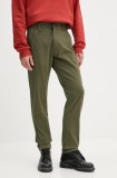 G-Star pantaloni bărbați, culoarea verde, mulata, D21038-D732