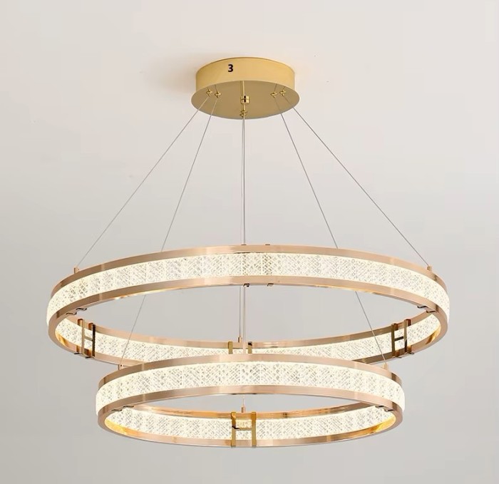 Candelabru Cristal, LINDERHOF Magno, 113W, Diametru 60cm, Lumina Rece/Calda/Neutra, Auriu, Inaltime Reglabila ModernLight Concept