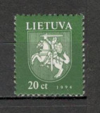 Lituania.1994 Stema de stat GL.37, Nestampilat