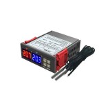 Termostat 230V 10A dublu cu doua sonde de temperatura STC-3008 E6246, Elektrokabel