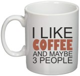 Cana alba personalizata &quot;I like coffee!&#039;&quot;, INOVATIX&reg;. 330ml, Oem
