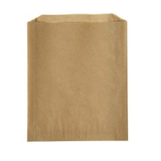 Pungi Catering My Bag, 24x12x28 cm, 500 Buc/Bax - Pungi Maro din Hartie Kraft Natur foto