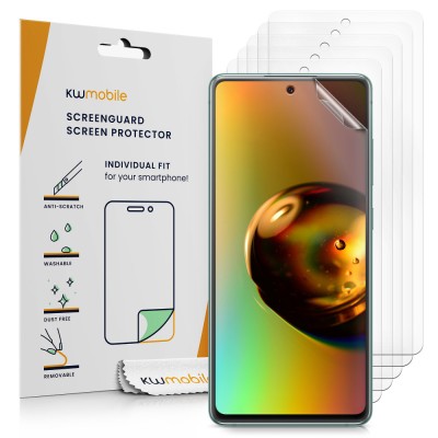 Set 6 Folii de protectie pentru Samsung Galaxy S20 FE, kwmobile, Fata, Transparenta, 57103.1 foto