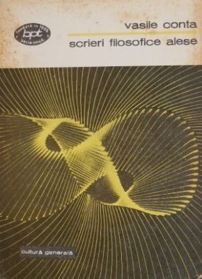 Scrieri filosofice alese &amp;ndash; Vasile Conta foto