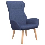 Cumpara ieftin Scaun de relaxare, albastru, material textil
