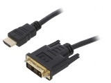 Cablu DVI-D la HDMI 0,5m Negru