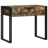 vidaXL Masă de toaletă 90x50x75 cm, Lemn solid recuperat