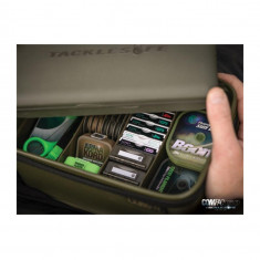 Borseta Semi-Rigida pentru Accesorii Korda Compac 150 Tackle Safe Edition + Tava Interna Rigida, 26x16x11cm