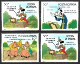 ROM&Acirc;NIA 1986 - LP 1153 - WALT DISNEY (II) - DESENE ANIMATE - LOT DEPARAIATE - MNH, Nestampilat