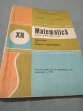 Cumpara ieftin MATEMATICA CLASA XII NICU BOBOC ELEMENTE DE ANALIZA MATEMATICA 1993, Clasa 12, Manuale