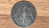 Lower Canada (provincie) -raritate- 1/2 half penny token 1815 -Britannia &amp; Eagle, America de Nord