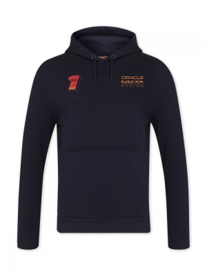 Red Bull Racing hanorac de bărbați cu glugă Max Verstappen Express navy F1 Team 2024 - XL foto