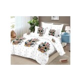 Cumpara ieftin Lenjerie de Pat Bumbac Finet, 6 Piese, Pat Dublu - GR-458