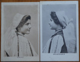 5 carti postale ; Salistence , 1920 , Sezatoare in Saliste, Circulata, Printata