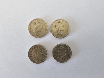 Anglia 4+1 Monede de Colectie(una gratis,toate sint 5) foto