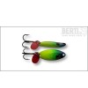LINGURITA OSCILANTA BERTILURE CANDY PERCH NR.1 LUNGIME 3.2 CM CULOARE BLUE-CHARTREUSE 4 GRAME, Berti