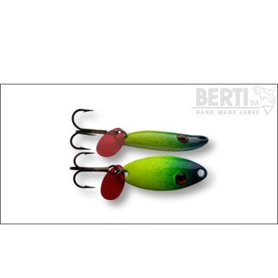 LINGURITA OSCILANTA BERTILURE CANDY PERCH NR.1 LUNGIME 3.2 CM CULOARE BLUE-CHARTREUSE 4 GRAME foto