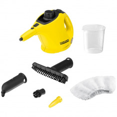 Aparat de curatat cu abur Karcher SC1, 1200W, 3Bar, 0.2L, incalzire 3min, Galben foto