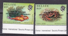 Belize 1984 fauna supratipar MI 745-746 MNH foto