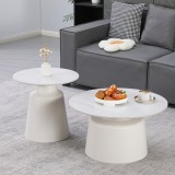 Cumpara ieftin Mese de cafea Dualis, Set 2 piese, 70x70x38 cm
