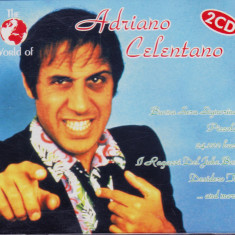 CD Pop: The World of Adriano Celentano ( 1999, 2 CD originale, stare f. buna )