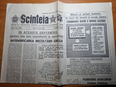 scanteia 13 iulie 1982-art. galati,italia campioana mondiala,turism in valcea foto