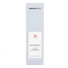 Crema de protectie solara cu SPF 50+ PA+++ Sun Project Light, 40 ml, Thank You Farmer