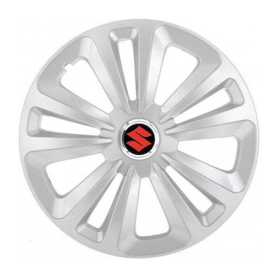 Set 4 Capace Roti Terra Gri R15 pentru Suzuki foto