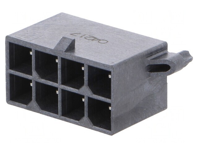 Soclu cablu-placă Mega-Fit 5,7mm 8 pini