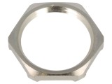 Piuliţă cu &icirc;mpăm&acirc;ntare PG16 alamă nichel 3mm 26mm