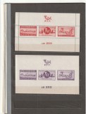 ROMANIA1944 LP 159 LP 161 ASISTENTA PTT COLITE + SUPRATIPAR MNH NESTAMPILATE