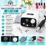 Pilă electrică pentru manichiură și pedichiură GF-121, 50000 rpm, 80W