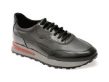 Cumpara ieftin Pantofi sport OTTER negri, 231181, din piele naturala
