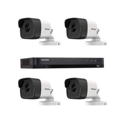 Sistem supraveghere video Hikvision full HD 4 camere, Ir 40m SafetyGuard Surveillance foto