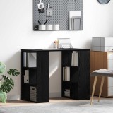 Birou de scris Stejar negru Plăci aglomerate Dimensiune standard
