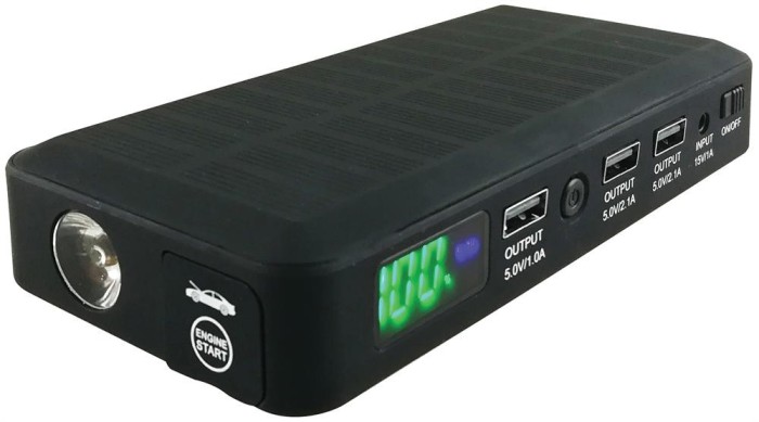 Baterie externa Streetwize, mini robot pornire motor 12V si incarcator dispozitive electronice USB 5V + lanterna LED Kft Auto Baterie externa Streetwize, mini robot pornire motor 12V si incarcator dispozitive electronice USB 5V + lanterna LED Kft Auto