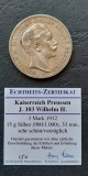 Moneda de argint - 3 Mark 1912, Statele germane - B 2174, Europa