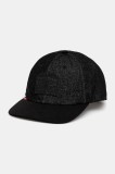 Levi&#039;s șapcă culoarea negru, cu imprimeu, 000A9-0012
