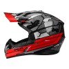 Casca Moto Cross Enduro SNON Gri/Rosu XL Policarbonat ABS pentru ATV Bicicleta Trotineta