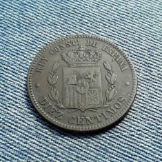 10 Centimos 1879 Spania