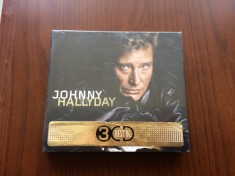 Johnny Hallyday Les 50 Plus Belles Chansons box set 3 CD discuri best of muzica pop rock r'n'r usoara Mercury records 2015 sigilat