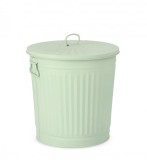 Cumpara ieftin Cos gunoi zinc verde London 22x18.5x21.5 cm