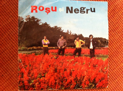 Rosu si Negru Leopardul Cadrane disc single 7&amp;quot; vinyl muzica fusion jazz rock VG foto