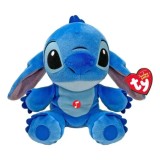 PLUS TY 15CM BEANIE BABIES DISNEY LILO STITCH ALBASTRU CU SUNET