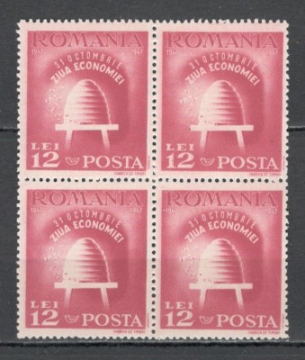 Romania.1947 Ziua economiei bloc 4 XR.178 foto