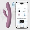 Vibrator Rabbit Trysta Neo Romantic, Roz, 18 cm, Svakom