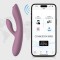 Vibrator Rabbit Trysta Neo Romantic, Roz, 18 cm